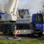 Aménagements TSPS pour le levage d'un pylône