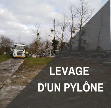 Lire la suite à propos de l’article Piste temporaire pour le levage d&rsquo;un pylône – Opérateur téléphonie mobile en zone blanche