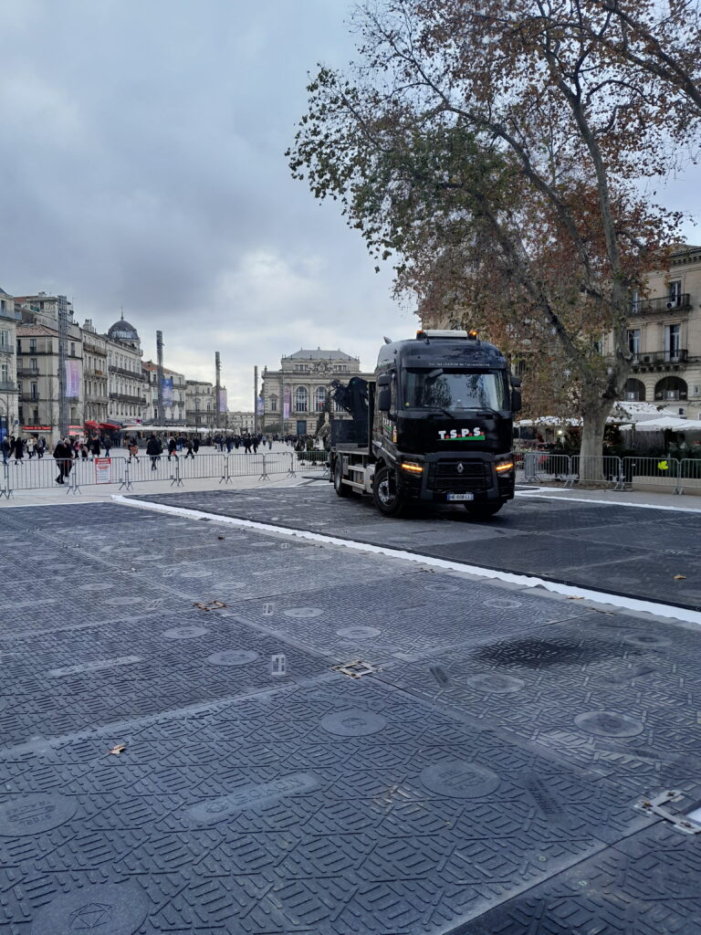 TSPS sécurise l’esplanade Charles-de-Gaulle à Montpellier pour l’inauguration de la ligne 5 du tram