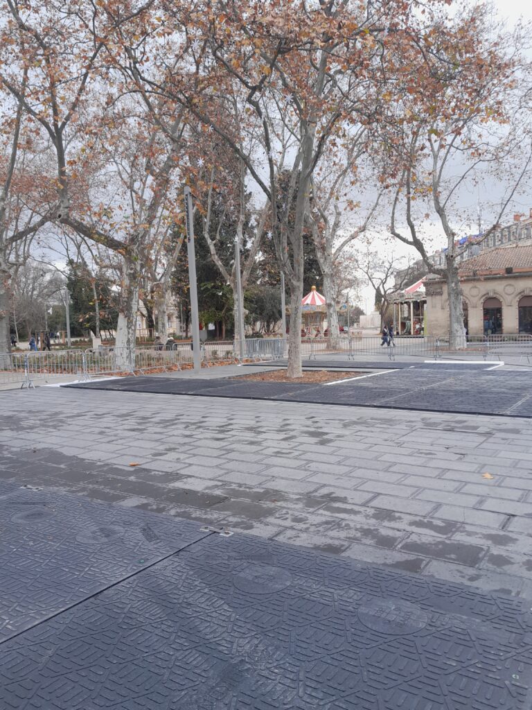TSPS sécurise l’esplanade Charles-de-Gaulle à Montpellier pour l’inauguration de la ligne 5 du tram